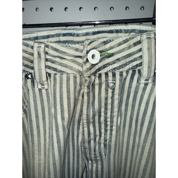 Diesel Safado Mens Designer Striped Jeans Size 32x30 Straight Fit Pre-owned - Picture 3 of 10